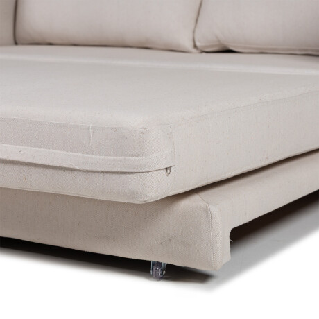 Sofá Cama Niki - Tela Rústica 9831 (Parma Beige)