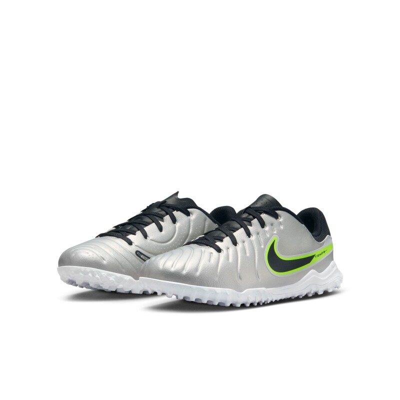Tacos Nike Legend 10 Academy Tf de Niños Gris