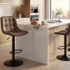 SILLA BAR AJUSTABLE MARRON 41X110CM Unica