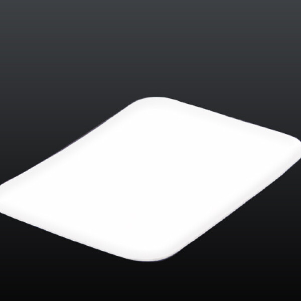 OBLEA ESPUMA BLANCA RECTANGULAR 21X14 CM. BLANCO