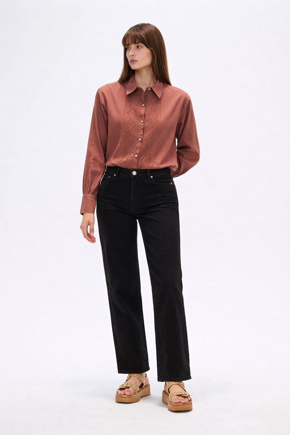 Camisa Brane Chocolate