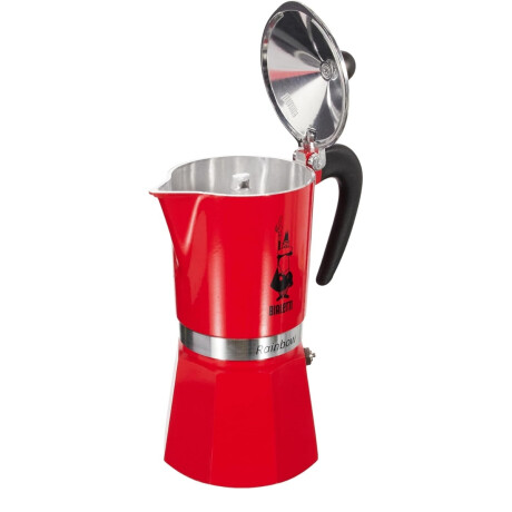 Cafetera Moka Rainbow Roja 270ml 6 Tazas Bialetti Cafetera Moka Rainbow Roja 270ml 6 Tazas Bialetti