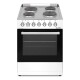 Cocina James eléctrica 4 discos + horno blanca Blanco