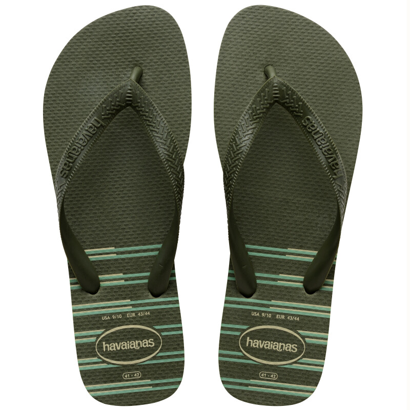 Ojota de Hombre Havaianas Top Basic Marrón Musgo