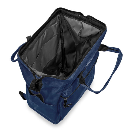 Mochila Cartera Everlast Bolso Dama Urbana Antirrobo Azul