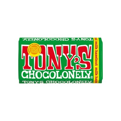 Chocolate con leche y avellanas 32% 180g Tony´s Chocolate Y Avell 32% 180g Ton