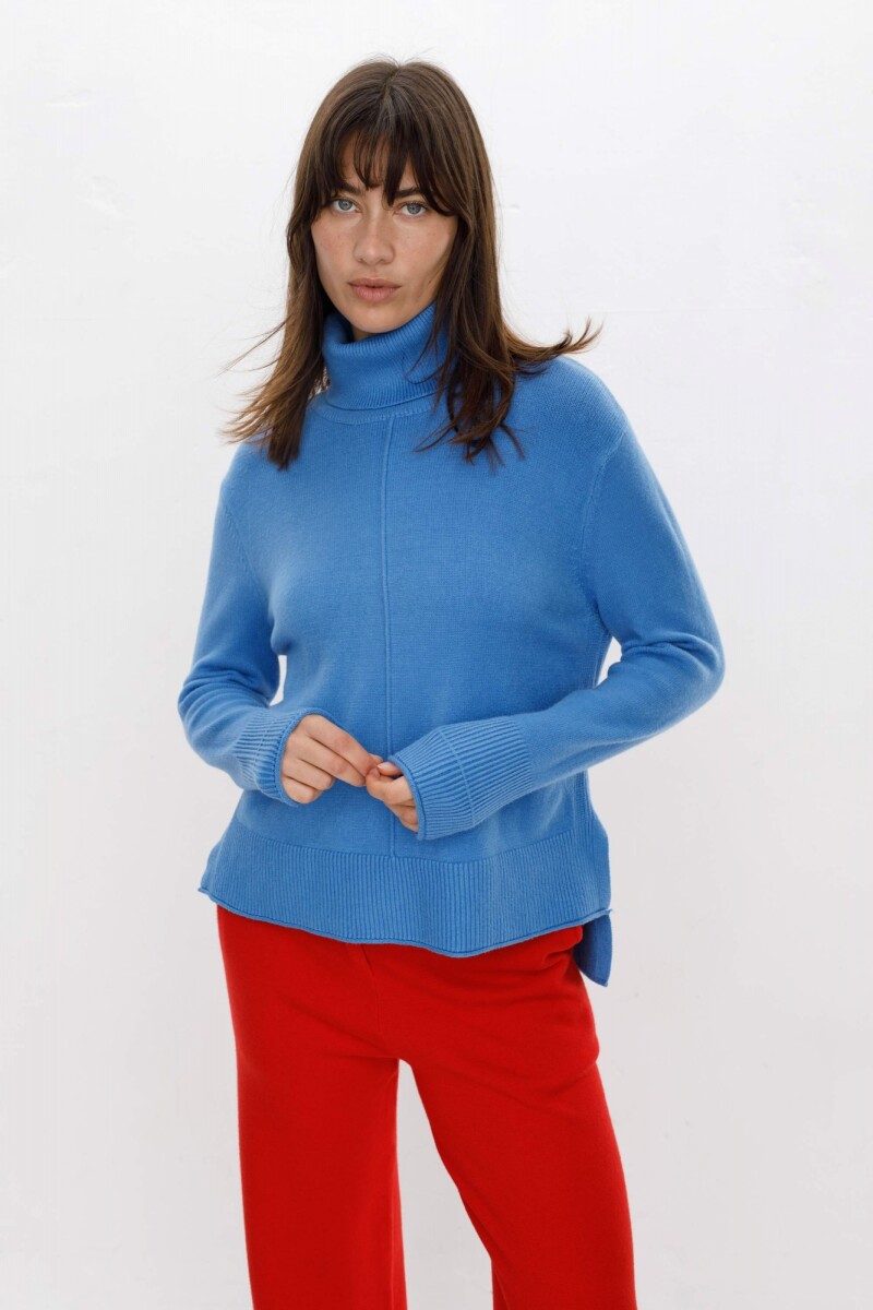 Sweater Polera Serrana Azul