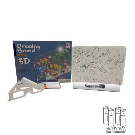 Pizarra 3D con luz proyectora Dinosaurio
