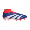 adidas Predator League Laceless Firm Ground lucid blue/solar red/white