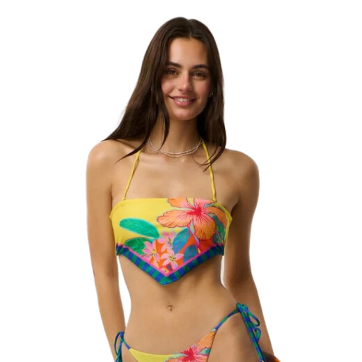 Top Rip Curl Bliss Scarf Bandeau Top - Multicolor Top Rip Curl Bliss Scarf Bandeau Top - Multicolor