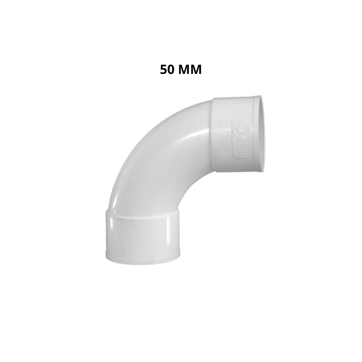 CURVA PVC 50MM 45º HH Curva Pvc 50mm 45º Hh
