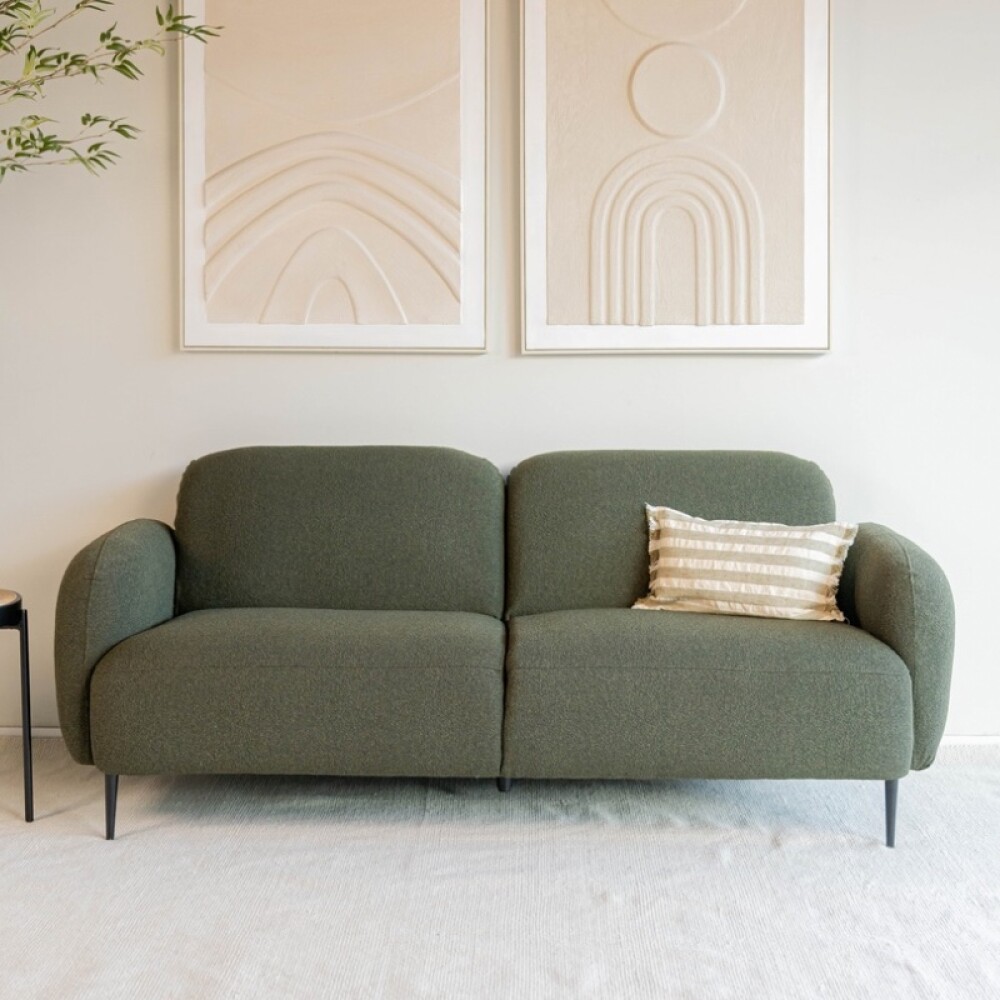 Sofá Giovanni - 2 cuerpos / Verde Oliva Sofá Giovanni - 2 cuerpos / Verde Oliva