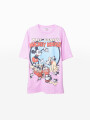 REMERA MICKEY AND THE CATS ROSA CLARO