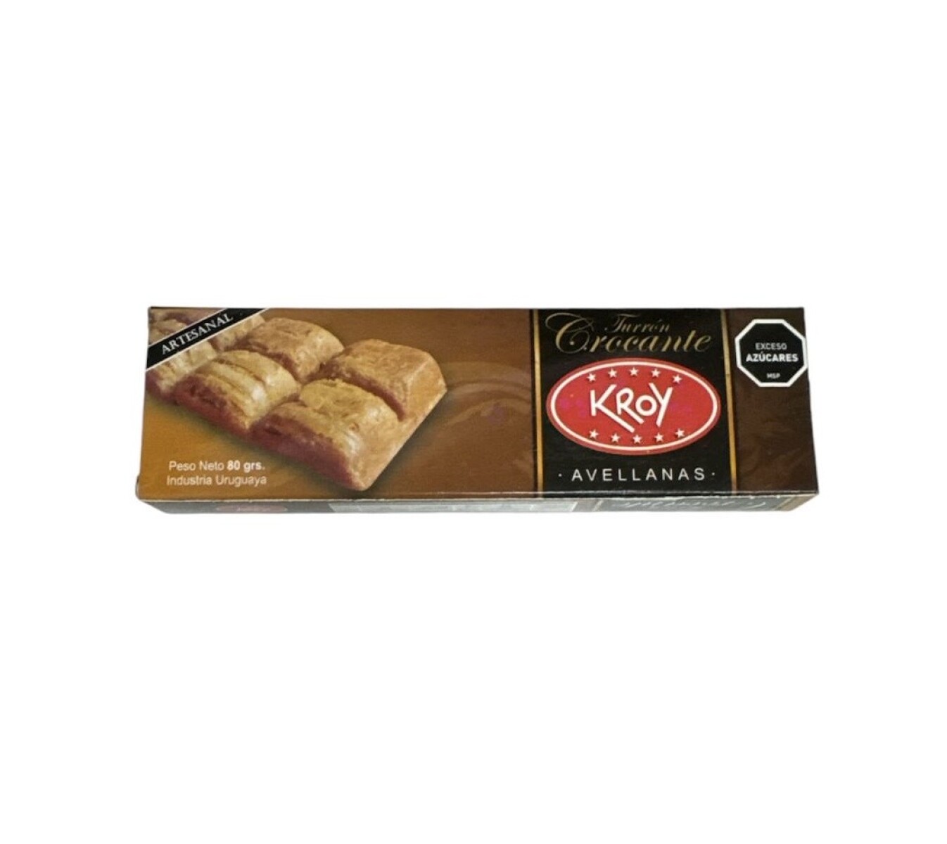 Turron Crocante Kroy - Avellanas 