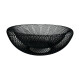Frutero de rejilla doble pared D20x7,5cm NEGRO