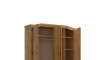 Ropero Curvo 4 Puertas - Linea Mexicana Natural