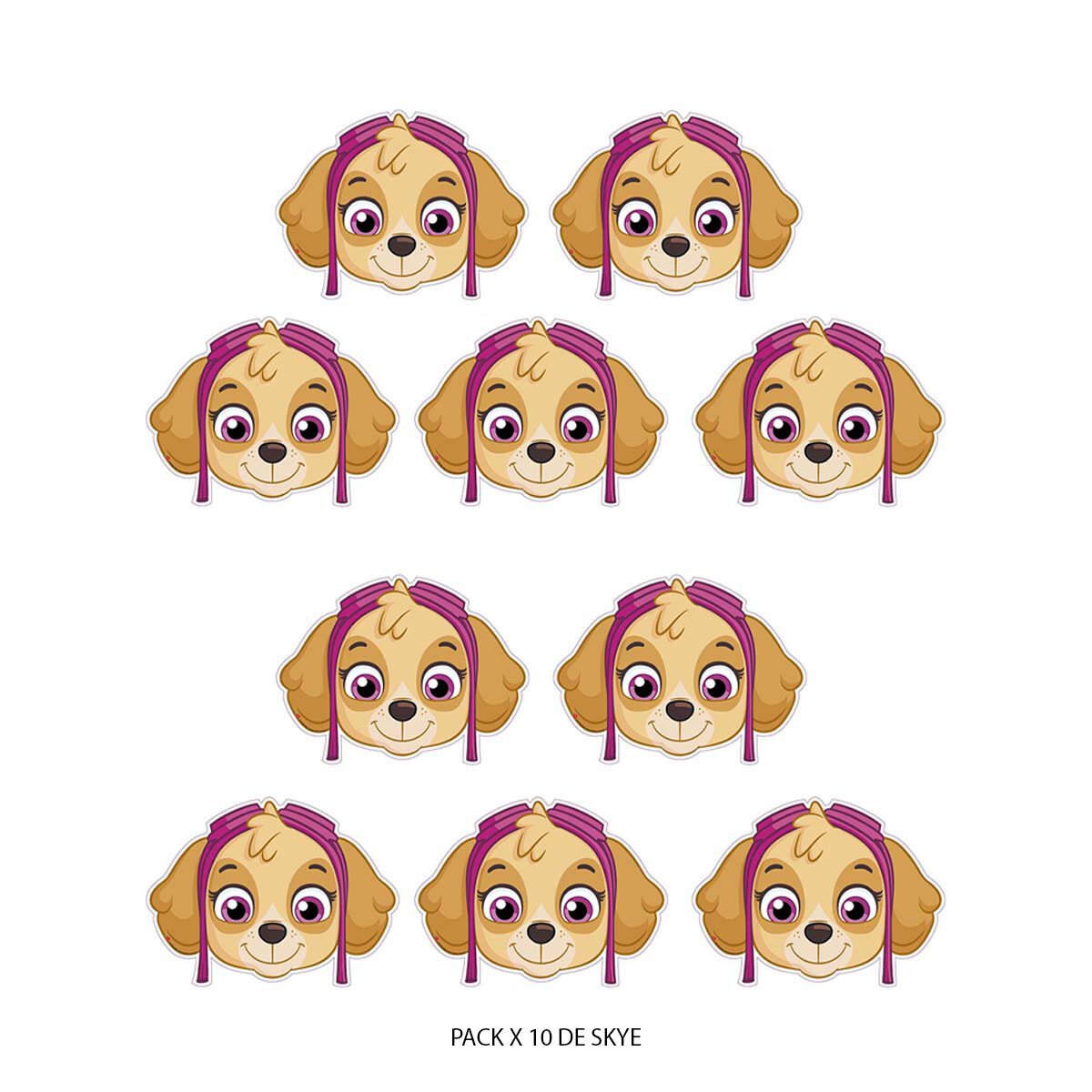 Cotillón Antifaz x 10 Paw Patrol Diseño Surtido 