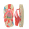 Sandalias Infantiles Havaianas Baby Peppa Pig Amarillo Crema