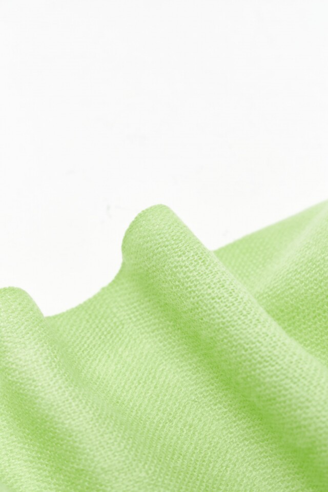 Pashmina clásica verde manzana