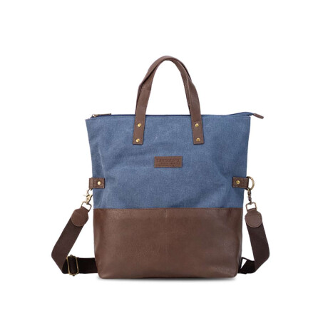 Cartera Perla denim C/ Cafe