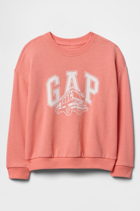 Buzo Deportivo Logo Gap Sin Felpa Toddler Niño Tea Rose