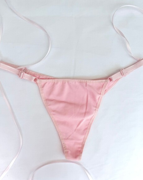 Tanga de algodón Delfina Rosa