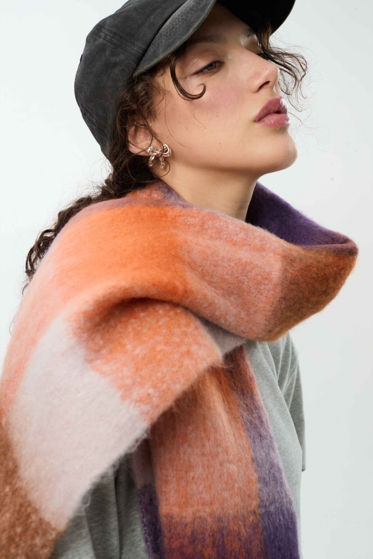 Bufanda Vichy Violeta