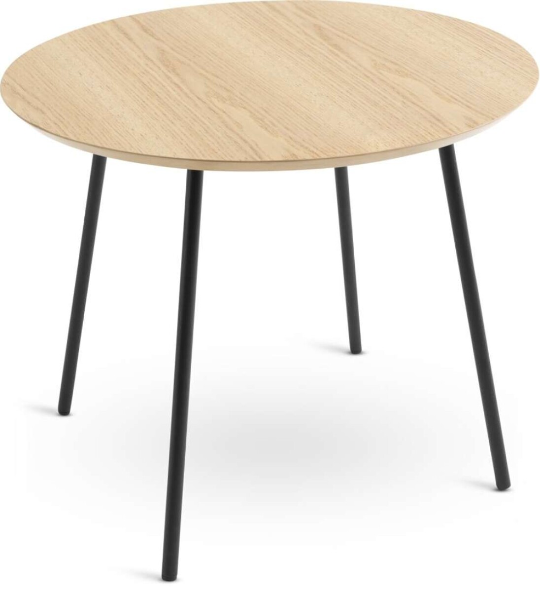 Mesa Auxiliar Nybo Ø55 - Roble/Negro 
