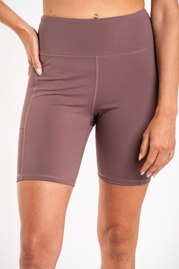 Biker Deportiva Tiro Alto Malva