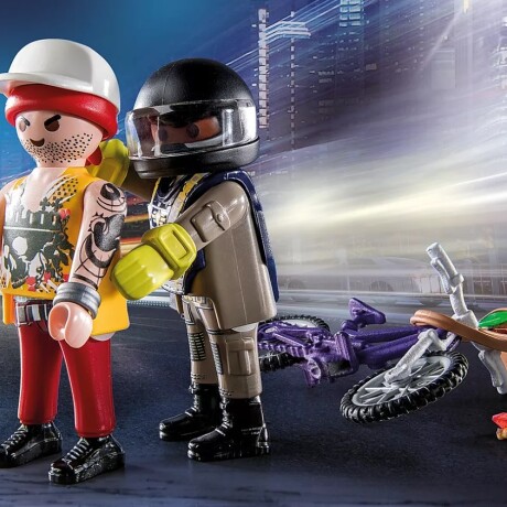 Set Playmobil Fuerzas Especiales y Ladrón 001