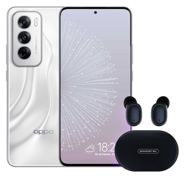 Oppo Reno12 12/512gb 5g + Regalo PLATEADO