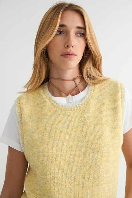 CHALECO ADAGIO AMARILLO