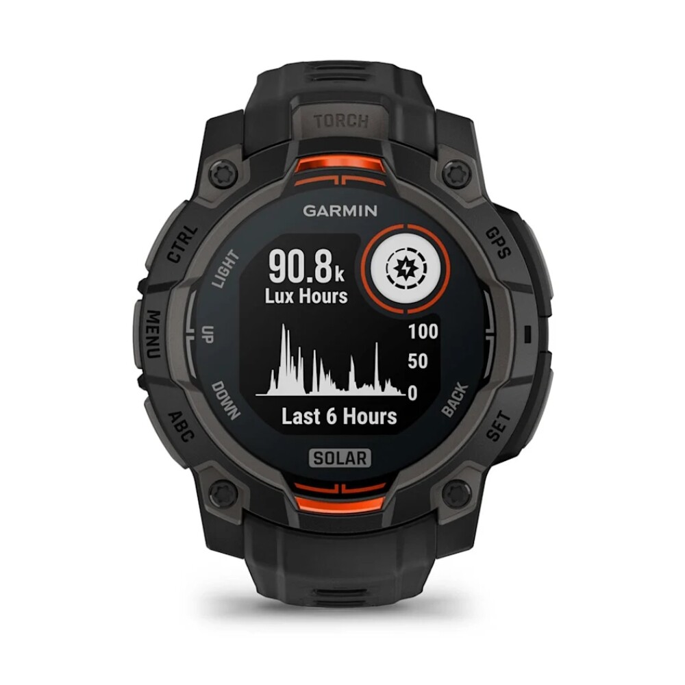 Reloj Deportivo Garmin Instinct 3 Solar Black/red