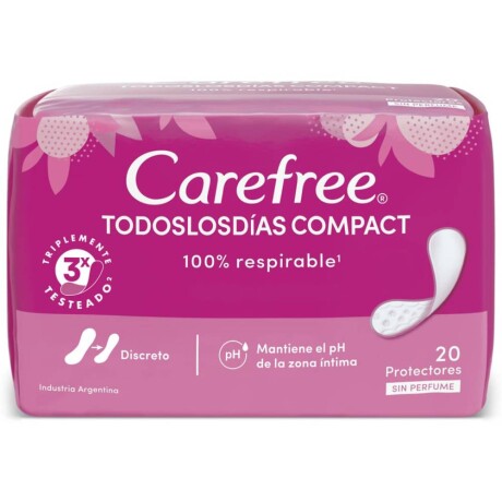 Protectores Diarios Carefree 20 Unidades Protectores Diarios Carefree 20 Unidades
