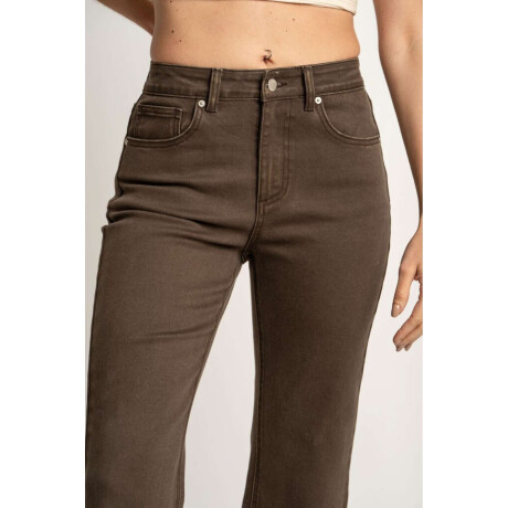 Jean Flare Marron Marron
