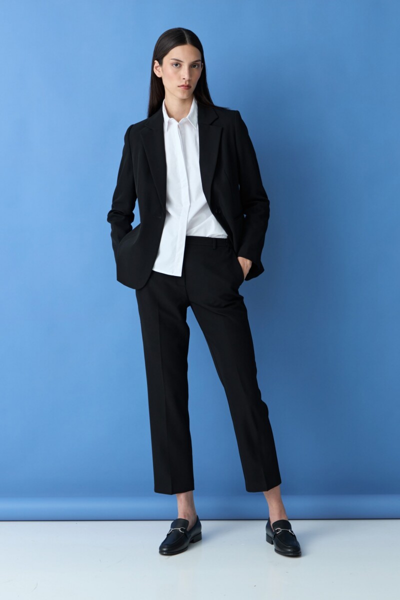 Pantalón recto sastrero - negro 