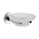 METAL PLATEADO BRILLANTE JABONERA PARA APLICAR BAÑO METAL CROMO