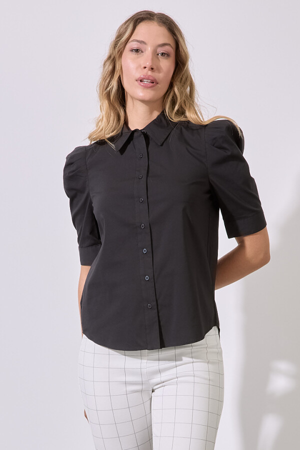 Camisa Algodón NEGRO