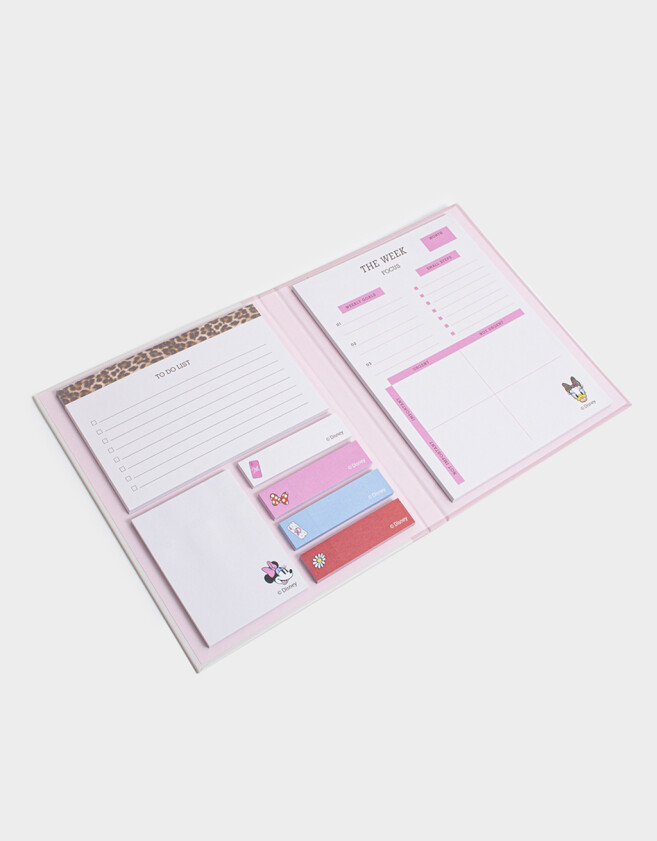Librería Sets Planner Set De Notas Adhesivas Minnie Y Daisy - Blanco Crudo