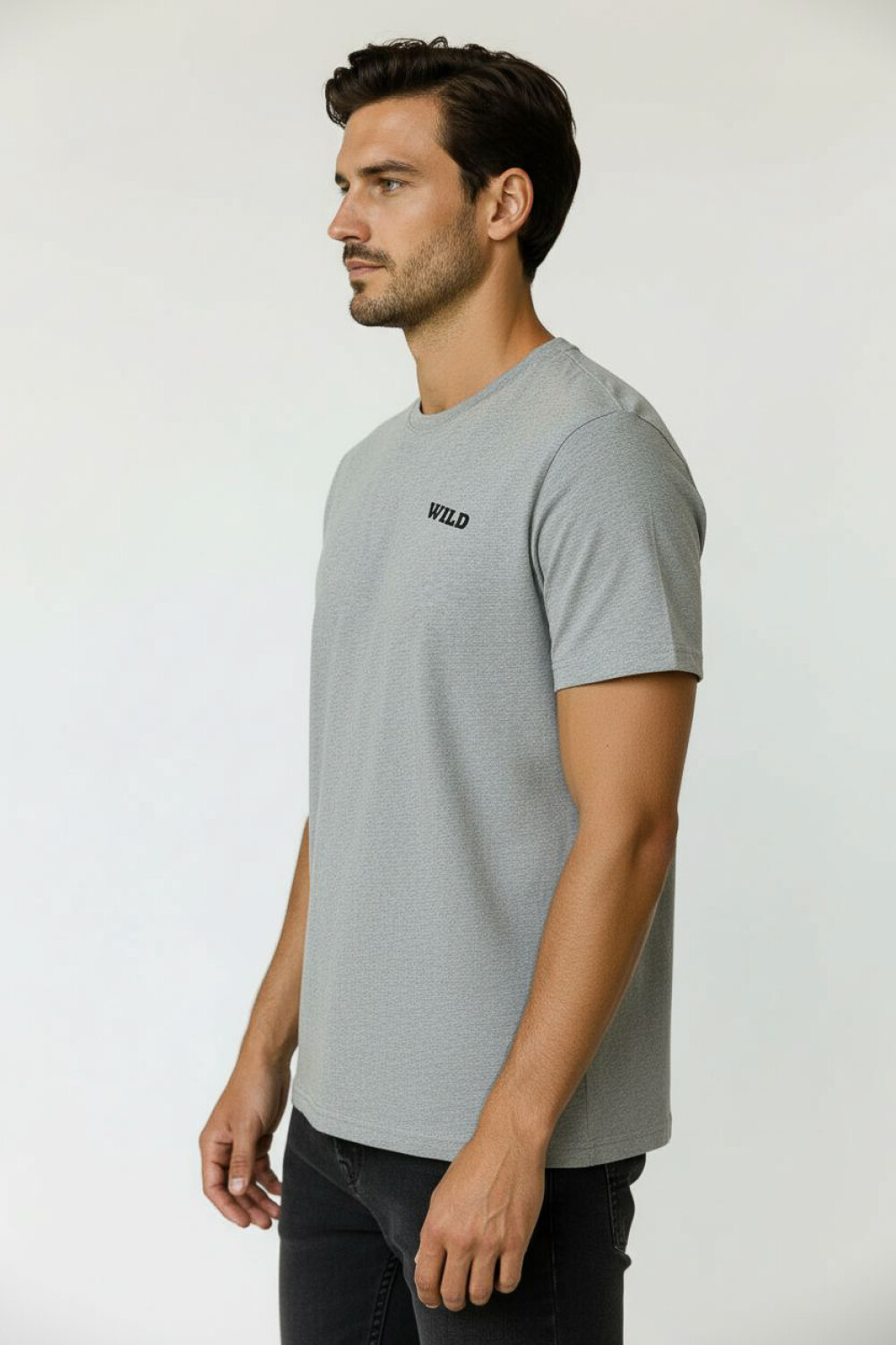 Remera Fado Gris Melange Medio
