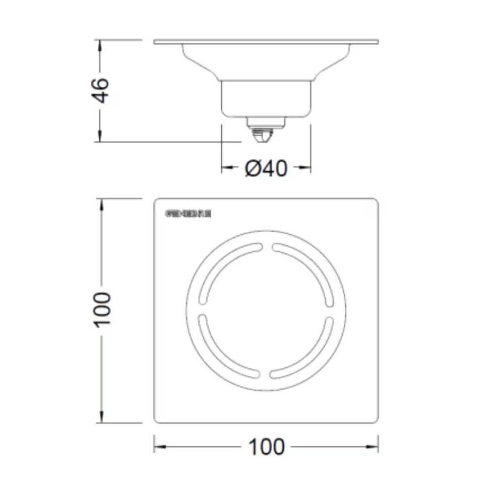 Rejilla de piso click clack 10x10 acero inox Genebre Rejilla De Piso Click Clack 10x10 Acero Inox Genebre