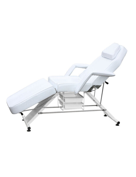 Camilla reclinable para tatuador masajes y depilación Blanco