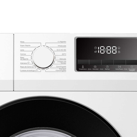 Lavarropas Automático Carga Frontal AIWA 6KG Inverter Blanco | AWLT06SW
