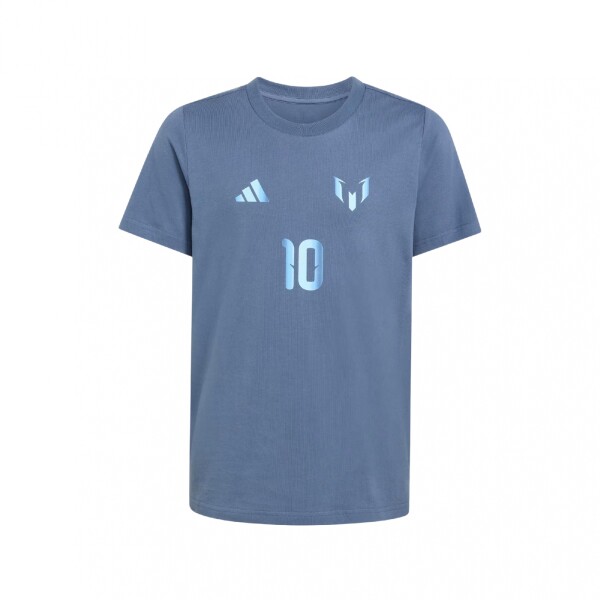 Remera adidas Messi Name & Number Graphic (Niños) Preloved Blue