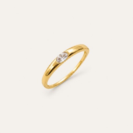 Anillo Cartier Circonia - Oro 18k Anillo Cartier Circonia - Oro 18k