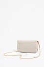 BOLSO BANDOLERA MINI PIEL BLAN Blanco