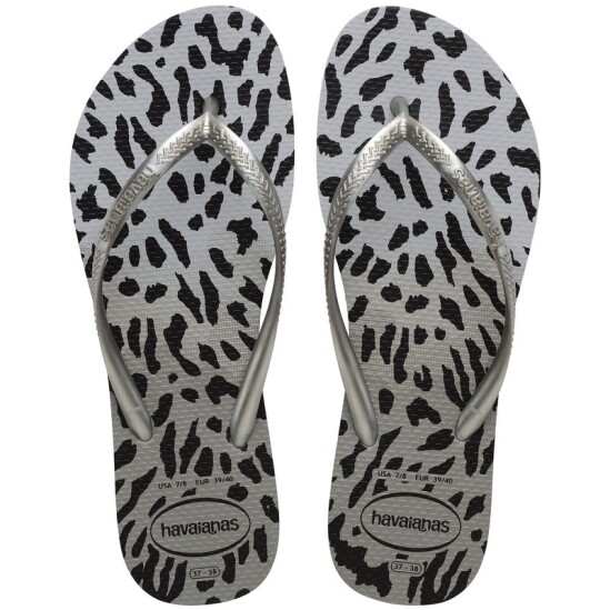 Ojotas Havaianas Slim Animals Gris