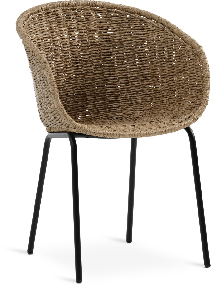 Silla de jardín TUERNE natural 