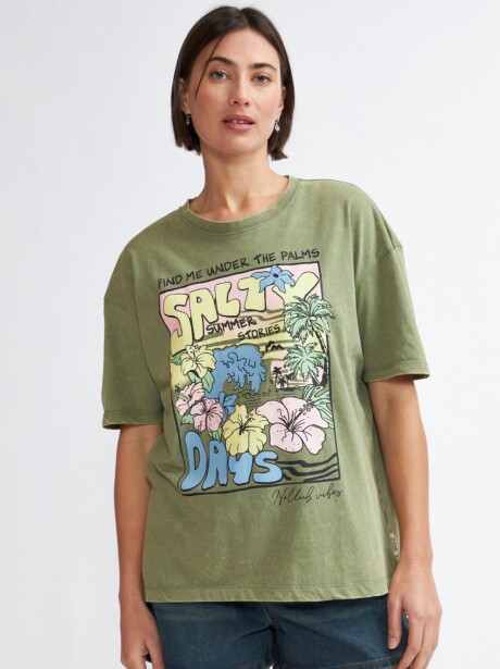 REMERA MENTA VERDE