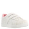 Championes Infantiles Push DANISH con velcros Blanco - Rosado